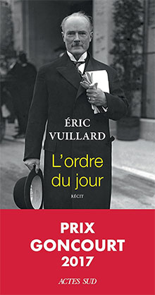 L'ordre du jour - Éric Vuillard